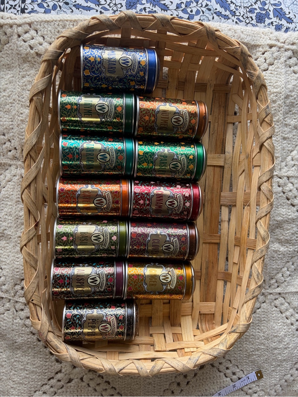 Vintage Watkins Spice replica tins 80sAssorted Decorative Spice Tins - see pics